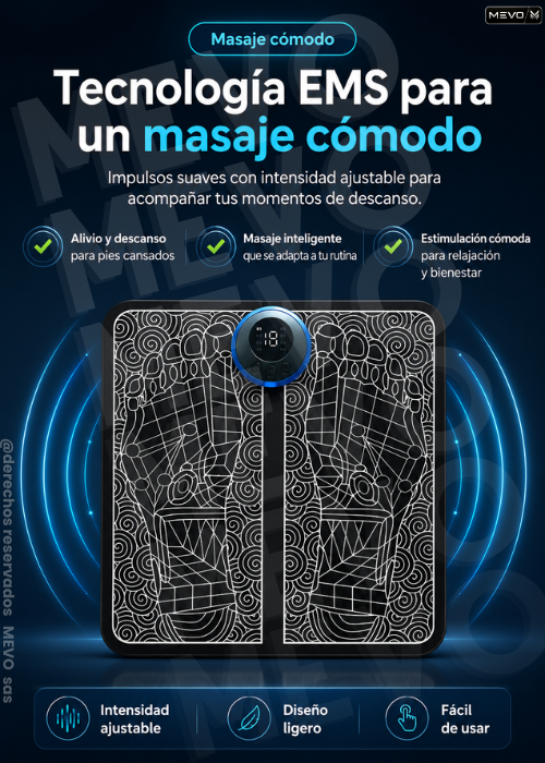 🧘 combo de relajación 2 en 1 ✨ cojín masajeador + tapete masajeador 🪑🦶