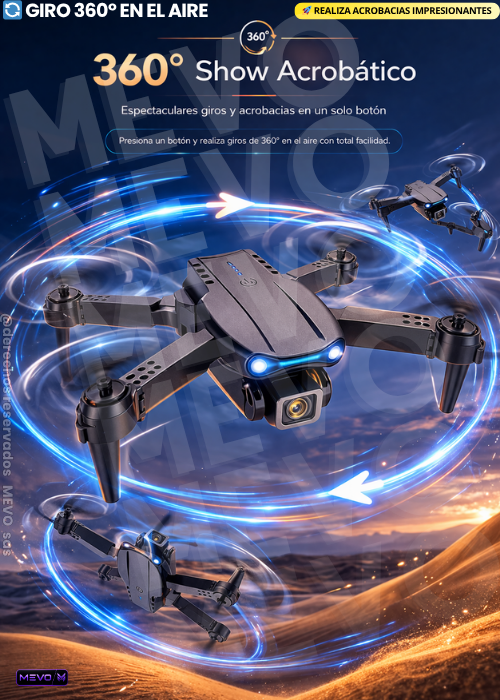 🚁 DRON 2.0 MAX CON CÁMARA HD 4K+ ACCESORIOS  🚁