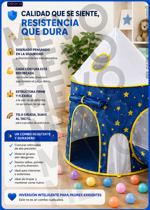 COMBO 3 EN 1: CARPA + TÚNEL + PISCINA 🎁😍