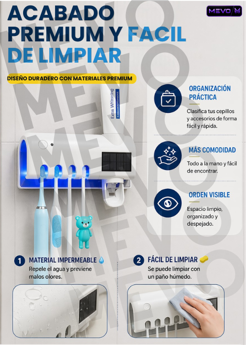 🛁✨ Estante de Baño 3 Niveles + Dispensador Organizador de Cepillos 🪥 + Tapete de Baño de Obsequio 🎁🚿