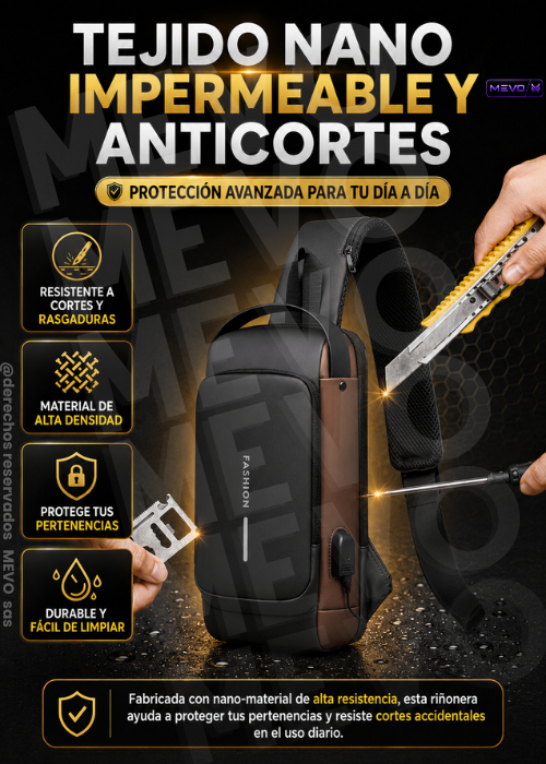 ✅Combo 3 en 1: riñonera + termo digital + audífonos✅