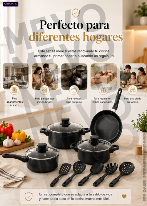 😍Combo cocina 10 piezas + Accesorios😍