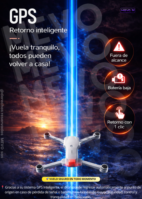 🚁 DRON 2.0 MAX CON CÁMARA HD 4K+ ACCESORIOS  🚁